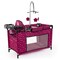 Bayer: Multi Bed - Hot Pink, Dots, Fairy - Playpen for Dolls Up to 18", Built-in Highchair & Mobile, Pillow & Blanket, Kids Toy, Age 3+